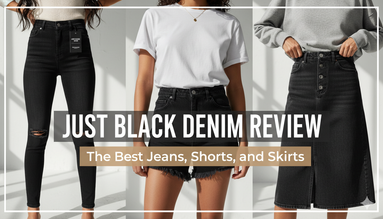 just black denim
